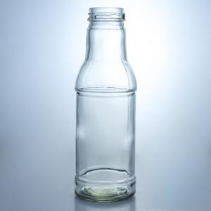 China Hot 90-500ml Large Capacity Glass Bottle for Seasonings Condiments Metal Lid Included supplier