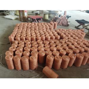 0.17mm Diameter Knitted Copper Wire Mesh Roll For Gas Liquid Filter