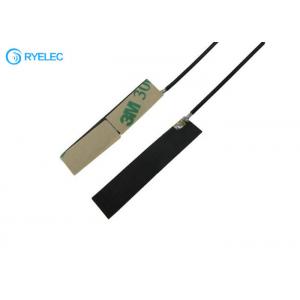 Mini Black 900 /1800 Mhz GSM GPRS Antenna Flex FPC Adhesive With UFL Cable 30MM