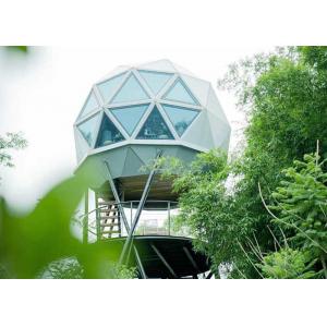 China Light Steel Frame Prefab Bungalow Homes Tree Dome Hotel Cabin Garden House supplier