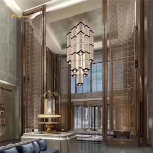 SS201 304 Golden Hairline Stainless Steel Room Divider Decoration Wall
