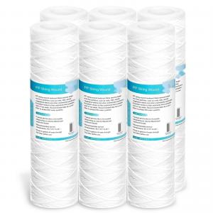 Advert Membrane Solutions 10 Micron 10"x2.5" String Wound Whole House Water Filter Replacement Cartridge