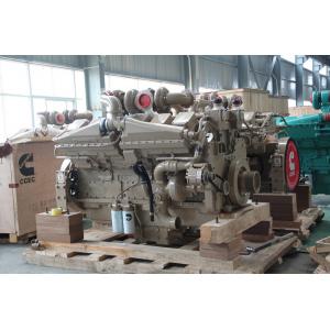 China 1200HP Turbocharged 12 Cylinder Diesel Engine , 12 Cylinder Cummins Engine KTA38-M2 supplier