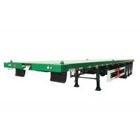 China Green 3mm Semi Truck Flatbed Trailer 12 Metre Flatbed 3 Axle Truck on sale
