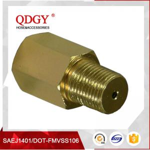 Anodized Aluminum Gold Turbo Oil Feed Restrictor Fitting NPT T3 T4 T0 1/8" NPT