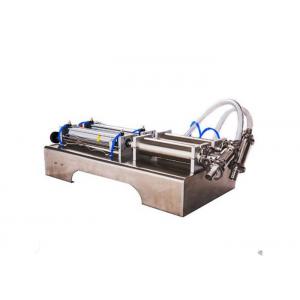 0.4 Mpa Two Head Water Filling Machine Semi Automatic Bottle 0.3m3 Min