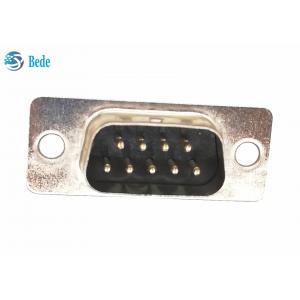 9 Pin Male DB9 Plugs D Sub Connectors Welding Type CE RoHS