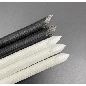 China Coated Silicone Heat Resistant Braided Sleeving Resistance To Acid And Oil supplier