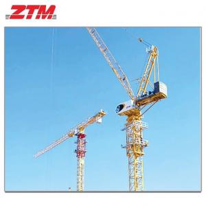 China ZTL186 Luffing Tower Crane 8t Capacity 50m Jib Length 1.8t Tip Load Hoisting Equipment supplier