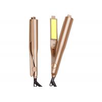 China 49W Anion Hair Straightener , LED 2 In 1 Hair Straightening And Curling Iron on sale
