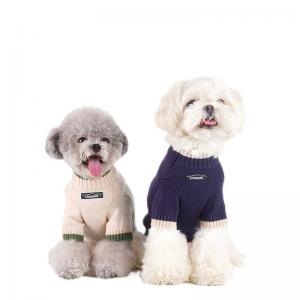 China Autumn And Winter Styles Pet Casual Design Clothing With Ribbed Cuffs supplier