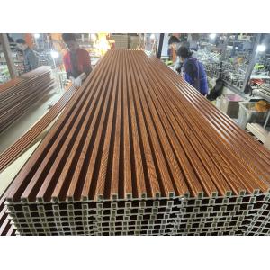 Wood Substitute WPC Composite Panel Cladding Laminated Louver