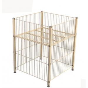 Stable Foldable Pallet Container Metal Storage Cage Collapsible Wire Mesh Container