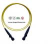 Bouncing Type Fiber Optic Patchcords Single Mode , Double Core Patch Cord