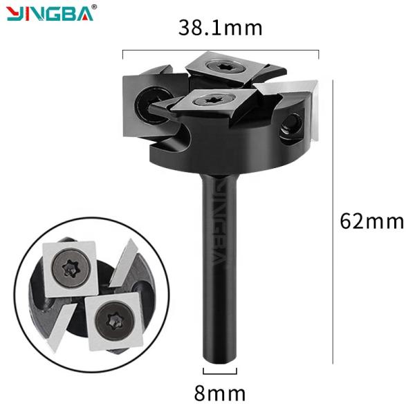 China Offres Spéciales : Fraise à Surfaçage pour Rabotage de Surface avec Inserts Remplaçables pour CNC, 2+2, pour Bois wholesale