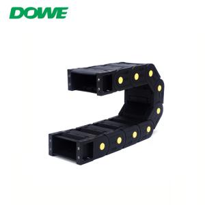 China H60x75 Enclosed Towline Yellow Strength Plastic Towline Cable Drag Chain supplier