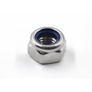Stainless Steel A2 Prevailing Torque Type Hexagon Thin Nuts with Blue Nylon Insert