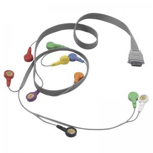 ECG Holter Cable Biomedical Instruments Edan los 3ft 10 cable y Leadwires de la ventaja ECG