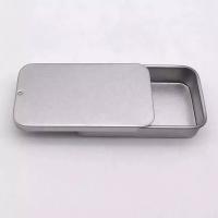 China Rectangle Shape Tea Tin Can With Custom Printing Food Tin Cans For Food Storage on sale