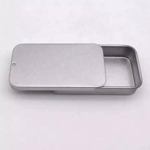 Rectangle Shape Tea Tin Can With Custom Printing Food Tin Cans For Food Storage