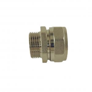 China High pressure Brass Compression Fittings 16mm Brass Male Adapter supplier