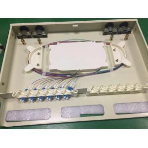 ODF Fiber Optic Patch Panel 1U 24 Ports Sliding Type With Front Dust Cover