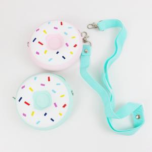 China Mini Silicone Donut Shoulder Bag Waterproof Colorful Multi Functional supplier