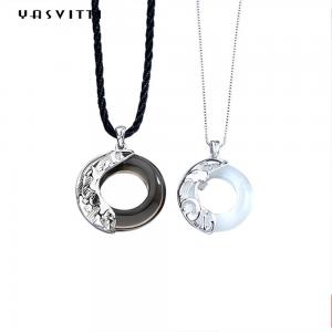 China 22in Chain 1.62g Dragon Phoenix Necklace Fiancé 925 Sterling Silver Pendants SGS supplier