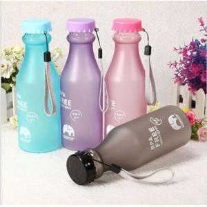 China Plastic Fancy BPA Free Tritan Cold Water Flask Coke Bottle 500ML supplier