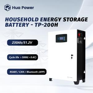 Residential Wall Mounted 10kWh LiFePO4 Solar Battery Storage 48V 51.2V 230Ah Home Energy Storage System
