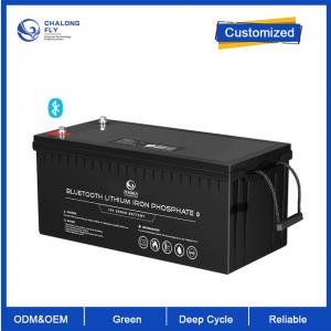 China OEM ODM LiFePO4 lithium battery 12V 200Ah Lithium Battery Customized battery lithium battery packs supplier