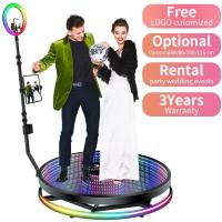 China Gro Compatible Portable Selfie Spin 360 Photo Booth for 1-6 Person Photos 360 Degree on sale