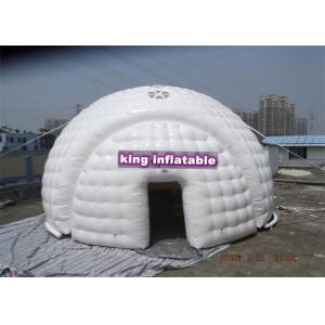 Airtight Inflatable Tent / White Dome Tent Short-lived For Project Show Events