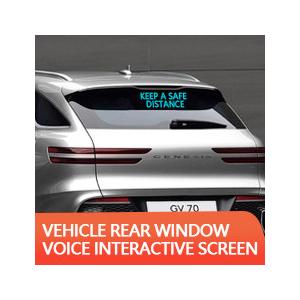 ODM TS16949 Remote Control Car Rear Window LED Display Screen