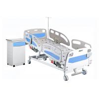China Multifunctional Electric Height Adjustable Bed Hospital ICU Bed With IV Pole on sale