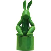 China 800 Mm Resin Rabbit Statues , OEM ODM Animal Garden Sculptures on sale