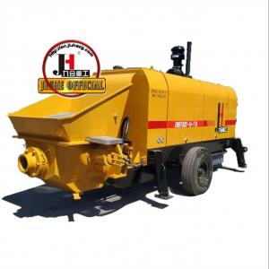 Diesel And Electric Power 40-100M3/H Trailer Stationary Mobile Hydraulic Concrete Pump Machine