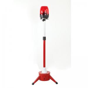 China Red Round LED Pole Police Beacon Light Height Adjustable for Road Warning supplier