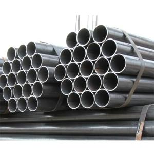 China DIN 2448 ASTM A35 A36 A380 Mild MS Black Carbon Erw Steel Pipe Manufacturer supplier