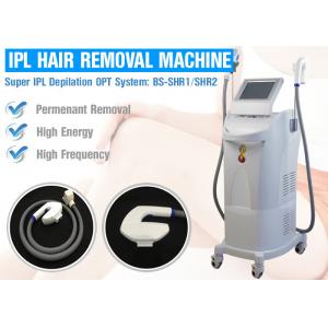 China OPT SHR Permanent Hair Removal Machine For Unwanted Facial Hair / Men's Body Hair supplier
