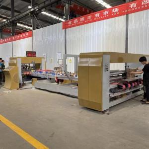 China Wood Packaging Box Folder Gluer Carton Board Gluing Machine for Customized Packaging supplier