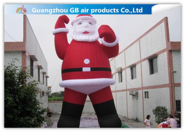 Outdoor Large Blow Up Inflatable Santa Claus For Christmas Decorations