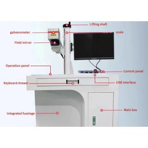 China Cabinet Nonmetal Laser Engrave Metal Marking Machine 20w 30w supplier