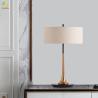China Modern Fabric Bedside Table Lamp with E14 Bulb and Iron Base wholesale