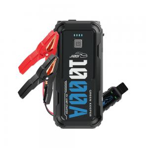 China 1000A 10000mAh/37Wh Charging Output USB-A Car Battery Jump Starter With Led Flashlight supplier