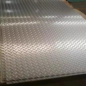 Embossed Stainless Steel Checkered Plate 4 X 8 Feet SUS304 SUS201 SUS202 For Roof