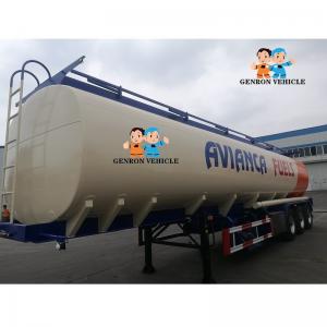 China Aluminum Alloy Enclosed 40CBM Bitumen Liquid Tanker Trailer supplier