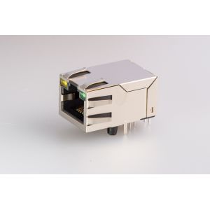 China Power Over Ethernet / PoE Rj45 Jack + 10 / 100 Base-TX  With Magnetic Module on sale
