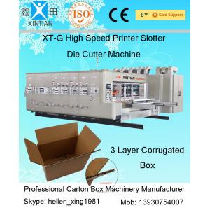 China Corrugated Carton Box Making Machine Paperboard Printing Slotting Die Cutting Machine supplier