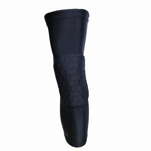 Black Color Compression Sports Clothing Cool Padded Compression Leg Warmers